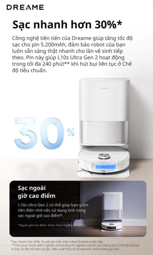 dreamevietnam robot hut bui lau nha dreame l10s ultra gen 2 11 - ROBOT HÚT BỤI LAU NHÀ DREAME L10S ULTRA GEN 2