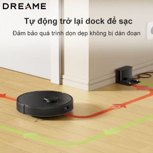 dreamevietnam tu dong tro lai dock sac - ROBOT HÚT BỤI LAU NHÀ DREAME D9 MAX GEN 2