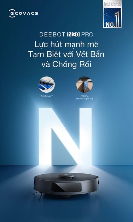 ecovacsvietnam deebot n20 pro brief 613x1024 1 - ROBOT HÚT BỤI LAU NHÀ ECOVACS DEEBOT N20 PRO