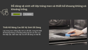 lo nuong am tu panasonic hl ck632b6 - Lò nướng âm tủ Panasonic HL-CK632B