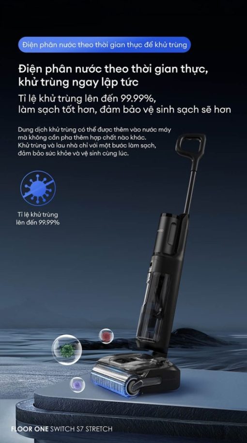 mivietnam may hut bui lau san tineco Floor One Switch S7 Stretch 15 - MÁY HÚT BỤI LAU NHÀ TINECO FLOOR ONE SWITCH S7 STRETCH