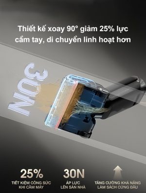 mivietnam may hut bui lau san tineco s9 artist steam 15 - MÁY HÚT BỤI LAU NHÀ TINECO FLOOR ONE S9 ARTIST STEAM