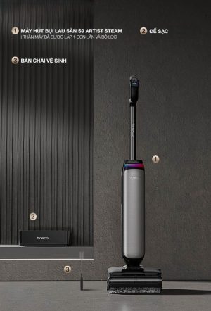 mivietnam may hut bui lau san tineco s9 artist steam 22 - MÁY HÚT BỤI LAU NHÀ TINECO FLOOR ONE S9 ARTIST STEAM