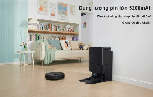 mivietnam q revo co dung luong pin 5200mah 3 - ROBOT HÚT BỤI LAU NHÀ ROBOROCK Q REVO