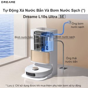 mivietnam robot hut bui lau nha dreame l10s ultra se bo bom xa 001 - ROBOT HÚT BỤI LAU NHÀ DREAME L10S ULTRA SE