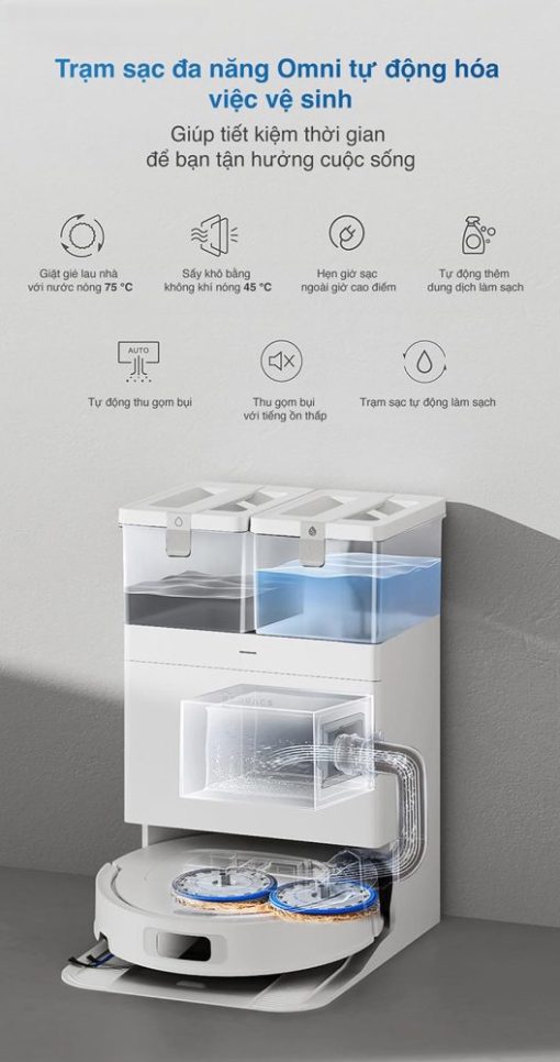 mivietnam robot hut bui lau nha ecovacs deebot t30c 08 - ROBOT HÚT BỤI LAU NHÀ ECOVACS DEEBOT T30C