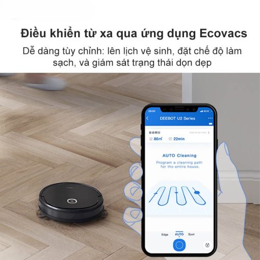 mivietnam robot hut bui lau san ecovacs deebot u2 pro 14 - ROBOT HÚT BỤI LAU NHÀ ECOVACS DEEBOT U2 PRO