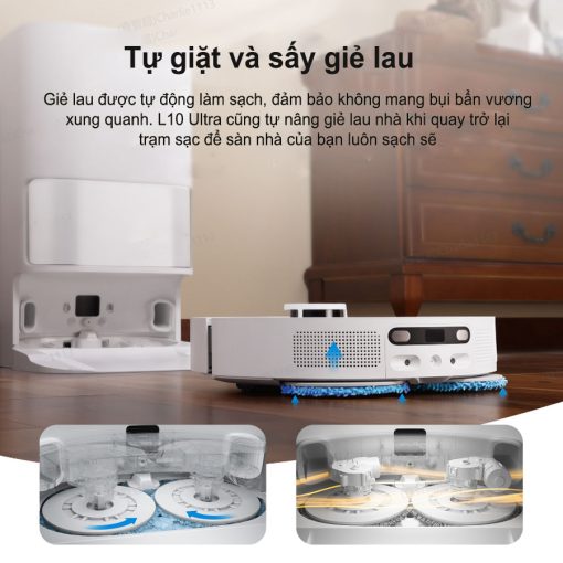 mivietnam tram sac robot dreame l10 ultra tich hop nhieu cong nghe tu dong hoa 01 - ROBOT HÚT BỤI LAU NHÀ DREAME L10 ULTRA