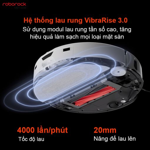 roborockvietnam he thong lau rung vibrarise 3 0 - ROBOT HÚT BỤI LAU NHÀ ROBOROCK S8 MAXV ULTRA