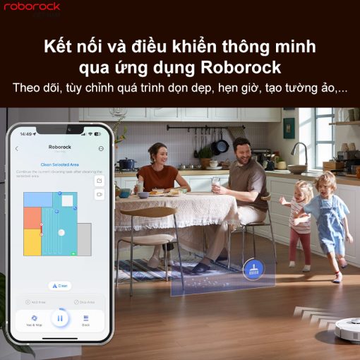 roborockvietnam qrevo master dieu khien qua app - ROBOT HÚT BỤI LAU NHÀ ROBOROCK Q REVO MASTER
