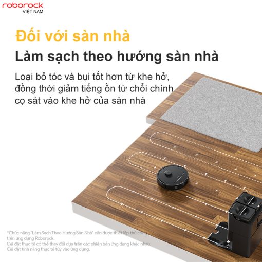 roborockvietnam roborock q revo s lam sach theo huong san - ROBOT HÚT BỤI LAU NHÀ ROBOROCK Q REVO S