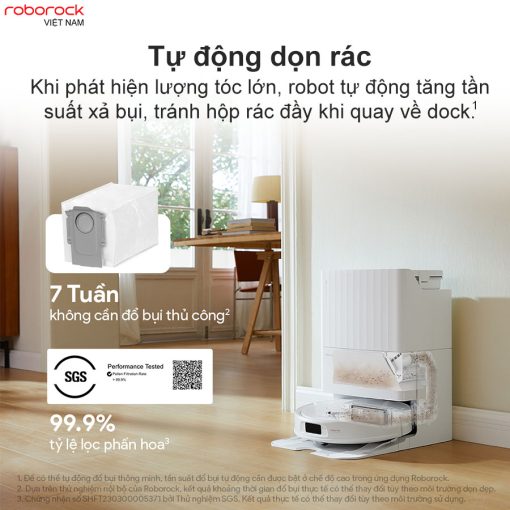 roborockvietnam roborock q revo s tu dong don rac - ROBOT HÚT BỤI LAU NHÀ ROBOROCK Q REVO S