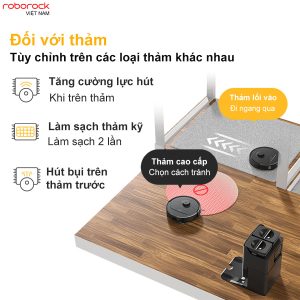 roborockvietnam roborock q revo s tuy chinh voi tham - ROBOT HÚT BỤI LAU NHÀ ROBOROCK Q REVO S