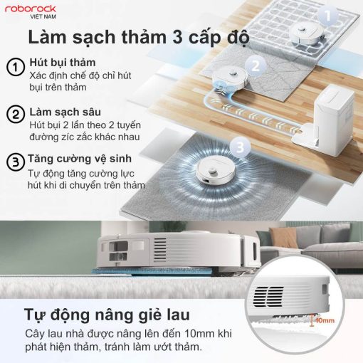 roborockvietnam robot hut bui lau nha roborock q revo maxv 05 - ROBOT HÚT BỤI LAU NHÀ ROBOROCK Q REVO MAXV