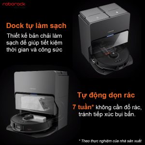 roborockvietnam s8 maxv ultra dock tu lam sach - ROBOT HÚT BỤI LAU NHÀ ROBOROCK S8 MAXV ULTRA