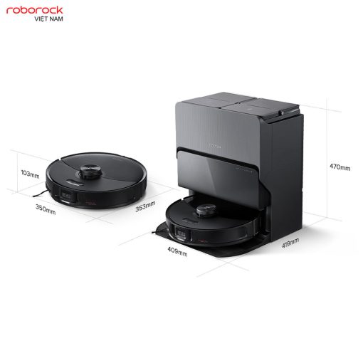roborockvietnam s8 maxv ultra kich thuoc robot - ROBOT HÚT BỤI LAU NHÀ ROBOROCK S8 MAXV ULTRA