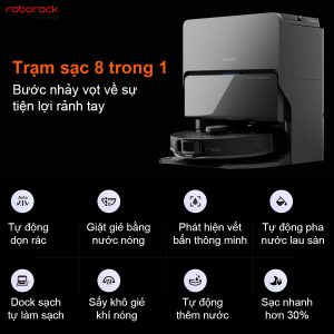 roborockvietnam s8 maxv ultra tram sac 8 trong 1 - ROBOT HÚT BỤI LAU NHÀ ROBOROCK S8 MAXV ULTRA