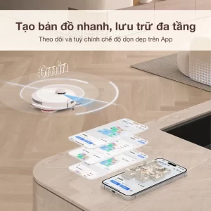 robot hut bui lau nha ecovacs t30 pro omni luc hut 11k pa 12 768x768 1 - ROBOT HÚT BỤI LAU NHÀ ECOVACS DEEBOT T30 PRO OMNI