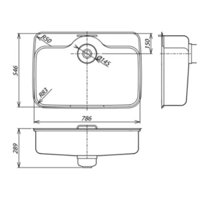 Chậu rửa bát SHIGERU GB-DK FS