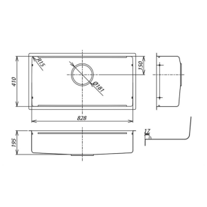 Chậu rửa bát SHIGERU JSL-K FS