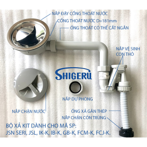 Chậu rửa bát SHIGERU JSL-K FS