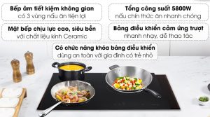 bep tu electrolux e6203iok - Bếp từ Electrolux E6203IOK