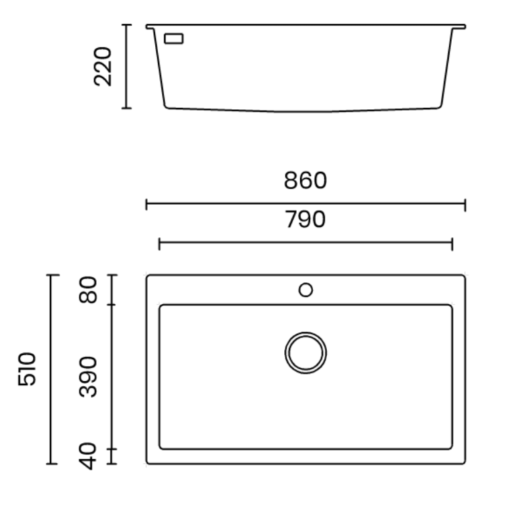 chau rua bat nobinox mito nt861b vi86b 2 - Chậu rửa bát NoBiNox MITO NT861B VI86B