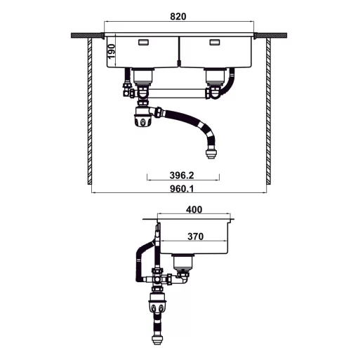 chau rua chen hafele ws sink combo 567 94 058 1 - Chậu rửa chén Hafele WS SINK COMBO 567.94.058