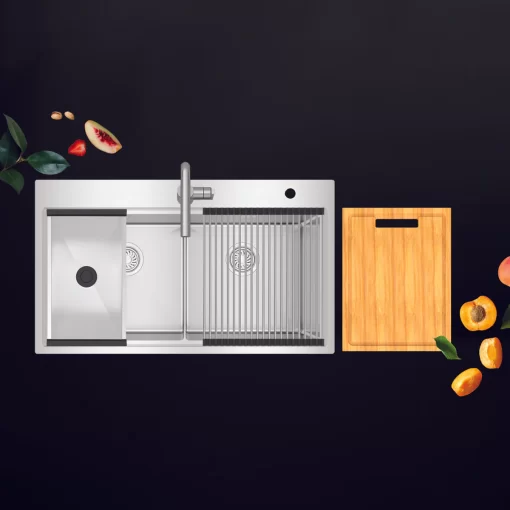 chau rua chen hafele ws sink combo 567 94 058 2 - Chậu rửa chén Hafele WS SINK COMBO 567.94.058