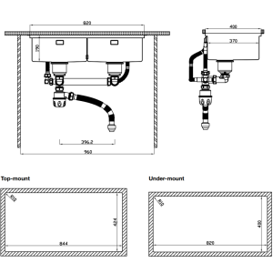 combo chau rua chen hafele ws sink combo 567 94 057 2 - COMBO Chậu rửa chén Hafele WS SINK COMBO 567.94.057