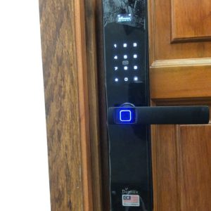 khoa van tay app wifi demax el c626 bl 1 - Khóa vân tay APP WIFI DEMAX EL-C626 BL màn hình chuông