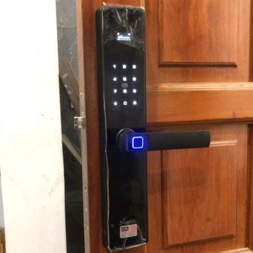 khoa van tay app wifi demax el c626 bl 12 - Khóa vân tay APP WIFI DEMAX EL-C626 BL màn hình chuông