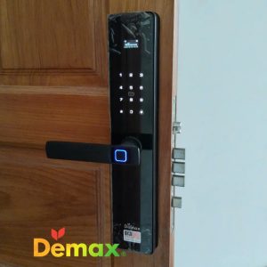 khoa van tay app wifi demax el c626 bl 7 - Khóa vân tay APP WIFI DEMAX EL-C626 BL màn hình chuông