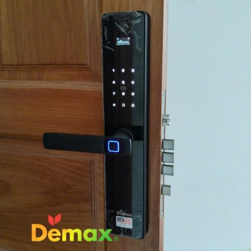 khoa van tay app wifi demax el c626 bl 7 - Khóa vân tay APP WIFI DEMAX EL-C626 BL màn hình chuông