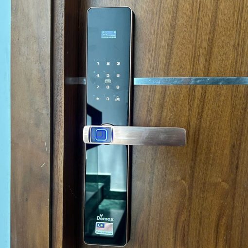 khoa van tay app wifi demax el c626 cg 10 - Khóa vân tay APP WIFI DEMAX EL-C626 CG màn hình chuông