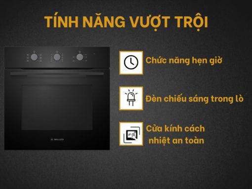 lo nuong am tu malloca mov 606 af9 - Lò nướng âm tủ MALLOCA MOV-606 AF