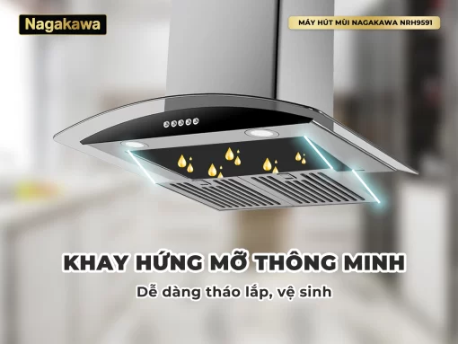 may hut mui nagakawa nrh9591 1 - Máy hút mùi Nagakawa NRH9591