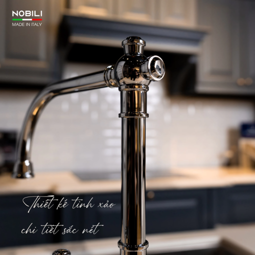 voi rua bat nobili charlie nb254 ch75513cr 5 - Vòi rửa bát NOBILI CHARLIE NB254 CH75513CR