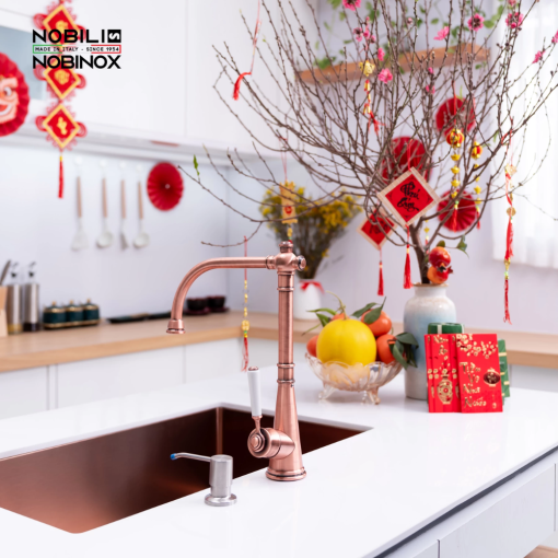voi rua bat nobili charlie nb255c ch75513ra 5 - Vòi rửa bát NOBILI CHARLIE NB255C CH75513RA