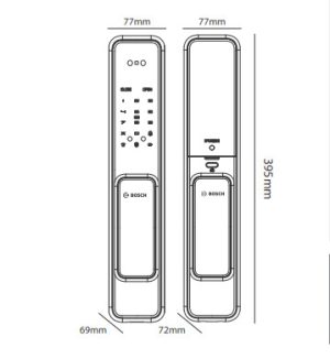 0000 - Khóa Cửa Vân Tay BOSCH EL600