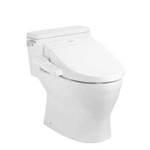Bàn cầu một khối kèm nắp rửa điện tử WASHLET TOTO MS188VKW6