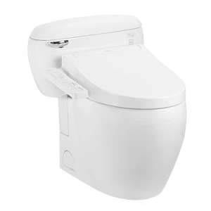 Bàn cầu một khối kèm nắp rửa điện tử WASHLET TOTO MS366W16