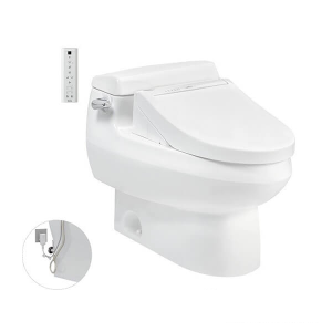 Bàn cầu một khối kèm nắp rửa điện tử WASHLET TOTO MS688W14
