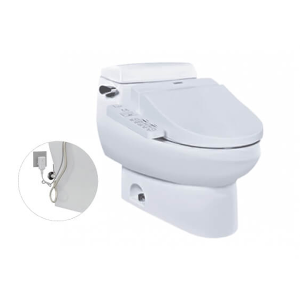 Bàn cầu một khối kèm nắp rửa điện tử WASHLET TOTO MS688W7