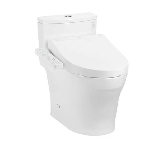 Bàn cầu một khối kèm nắp rửa điện tử WASHLET TOTO MS885CDW17