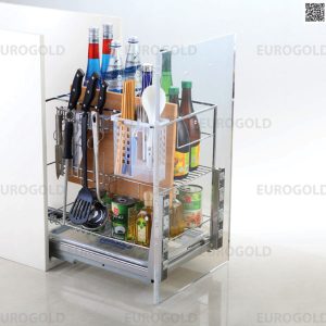Giá dao thớt ERO2020 nan vuông inox EuroGold bóng