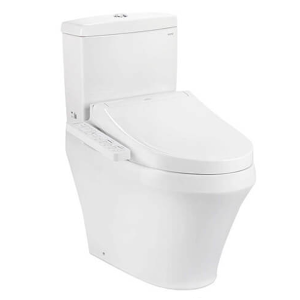Bàn cầu hai khối kèm nắp rửa điện tử WASHLET TOTO CS945CNW16