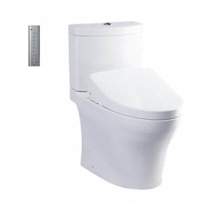 Bàn cầu hai khối kèm nắp rửa điện tử WASHLET TOTO CS769CDRW12