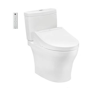 Bàn cầu hai khối kèm nắp rửa điện tử WASHLET TOTO CS769CDRW15