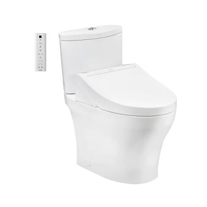 Bàn cầu hai khối kèm nắp rửa điện tử WASHLET TOTO CS838CDW15